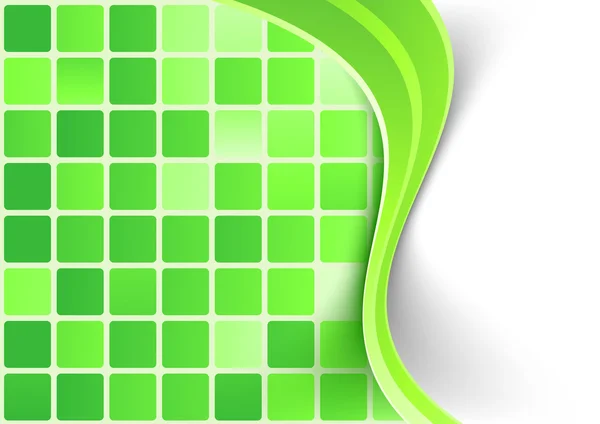 Шаблон фона зеленой плитки — стоковый вектор