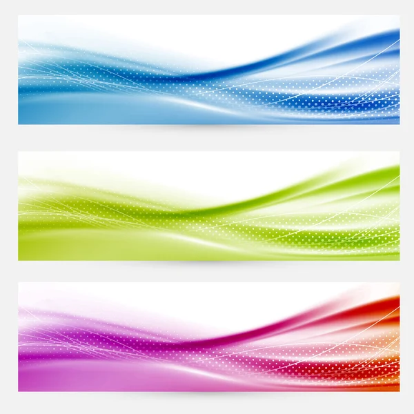 Lines headers footers templates — Stock Vector