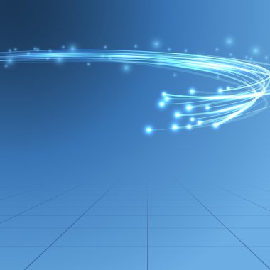 Kablo bant genişliği dışa dönük elektrikli arka plan