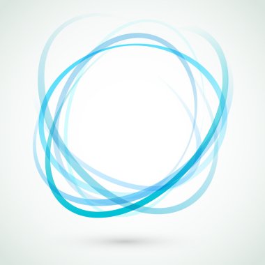 Abstract background blue circle design element
