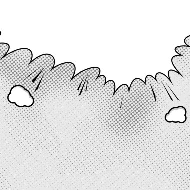 Popüler sanat konuşma balonu şablon asılı