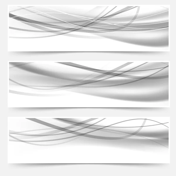 Modern halftone gray headers — Stock Vector