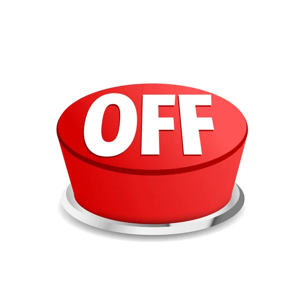 Turn off button sign — Stock Vector