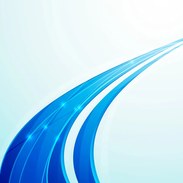 Ligne de vitesse bleue — Image vectorielle