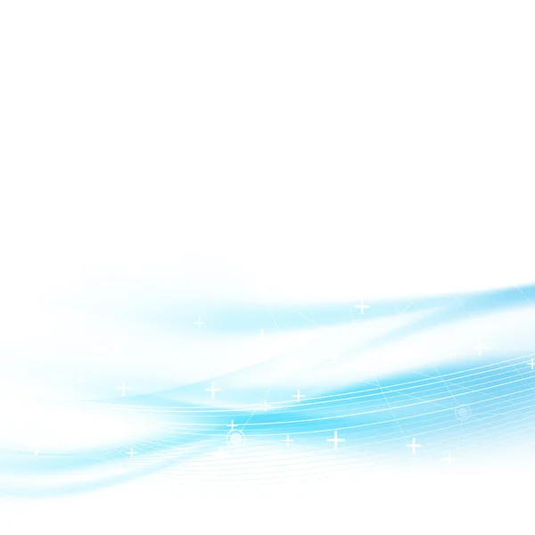 現代のハイテク青色の背景 — ストックベクタ