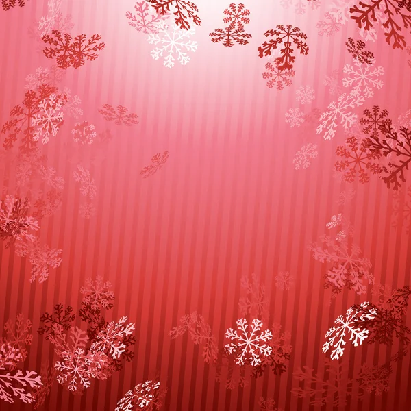 Red Christmas background — Stock Vector