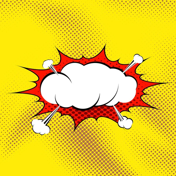 Retro çizgi roman tarzı Buhar