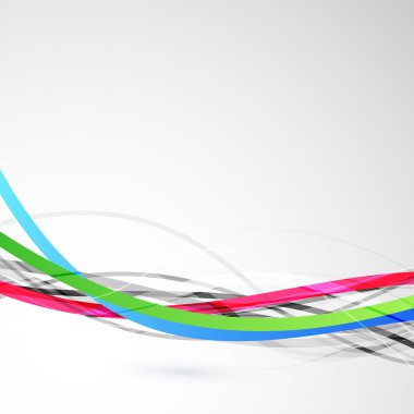 Parlak renkli kablo bant genişliği hattı