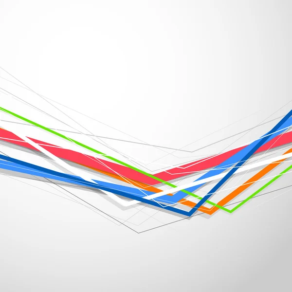 Bunte helle Linien moderne Vorlage — Stockvektor