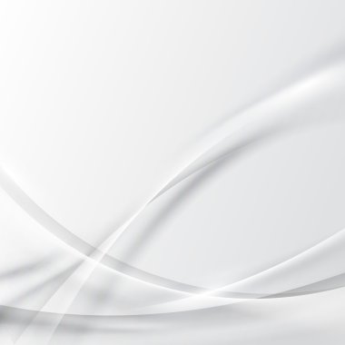 Gri arka plan, dalgalı çizgilerle