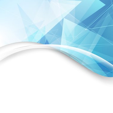 Modern soyut üçgen tasarım şablonu