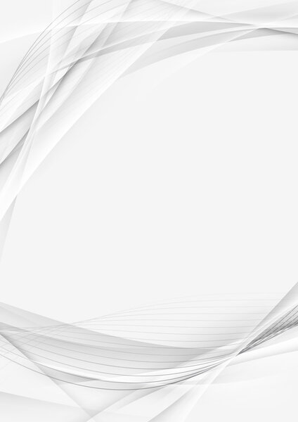 Transparent futuristic swoosh border background