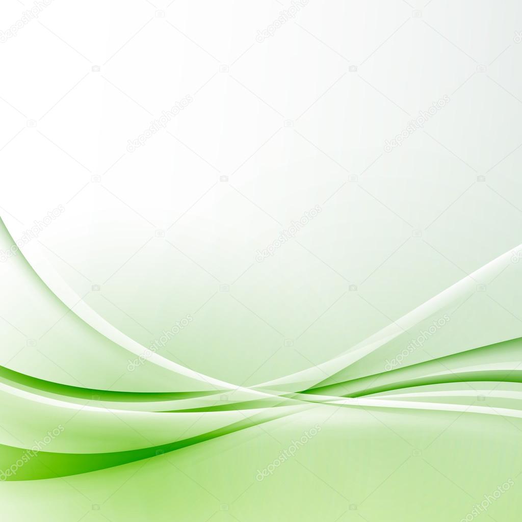 abstract green wavy background