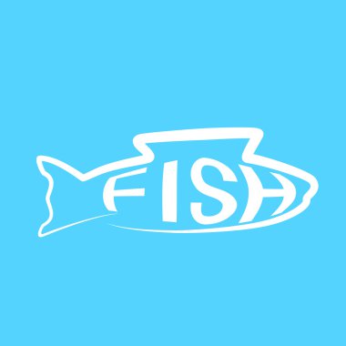 Balık modern logo tasarım