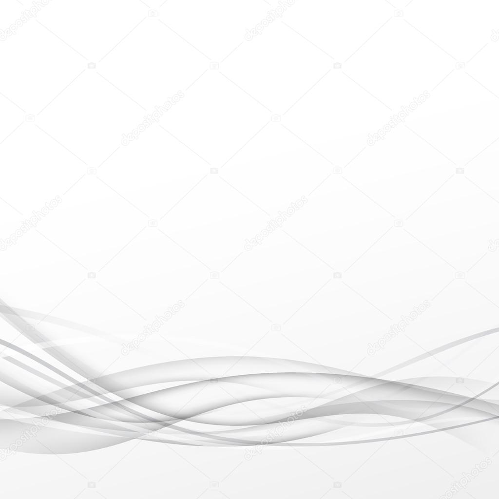 Grey abstract smooth swoosh background