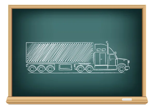 Bordo camion — Vettoriale Stock