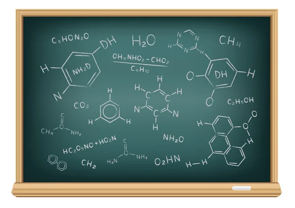 Fórmula química del tablero — Archivo Imágenes Vectoriales