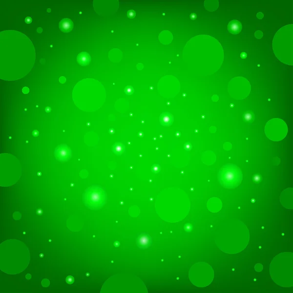 Efectos circulares fondo verde — Vector de stock