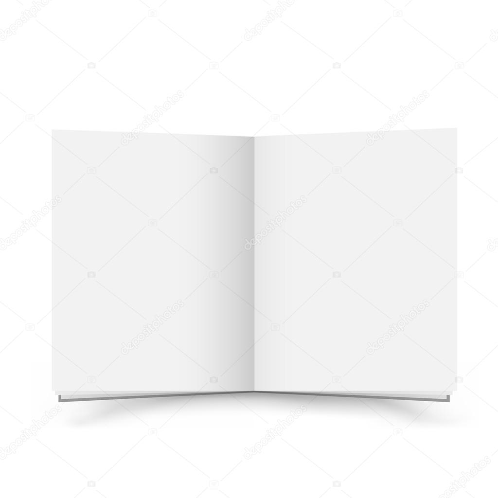 Open blank book Stock Vector by ©romvo79 56997085