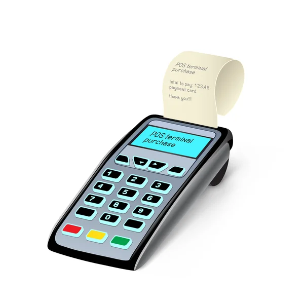 Pos Terminal — Stockvektor