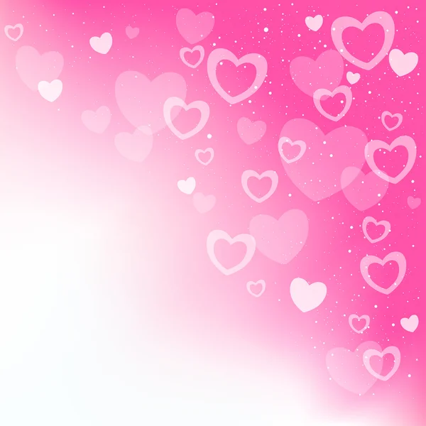 dream hearts pink background