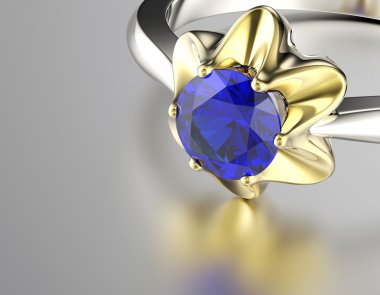 nişan yüzüğü birlikte sapphire