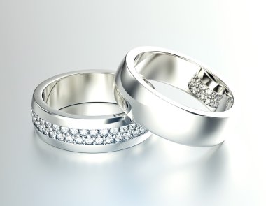 Elmas yüzükle Weddingt