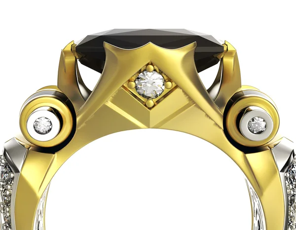 Ring with Diamond. — Stock Photo, Image