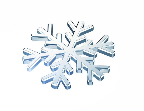 Diamond snowflake — Stock Photo, Image