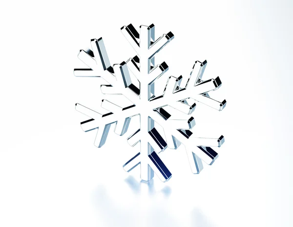 Diamond snowflake — Stock Photo, Image