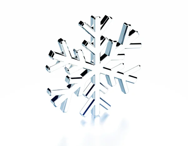 Diamond snowflake — Stock Photo, Image