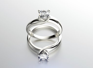 elmas altın yüzük