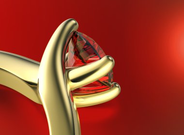 Pırlanta altın yüzük