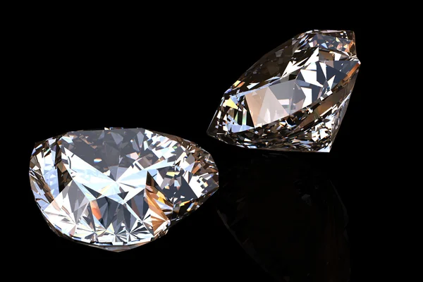 Heart shape gemstones. — Stock Photo, Image