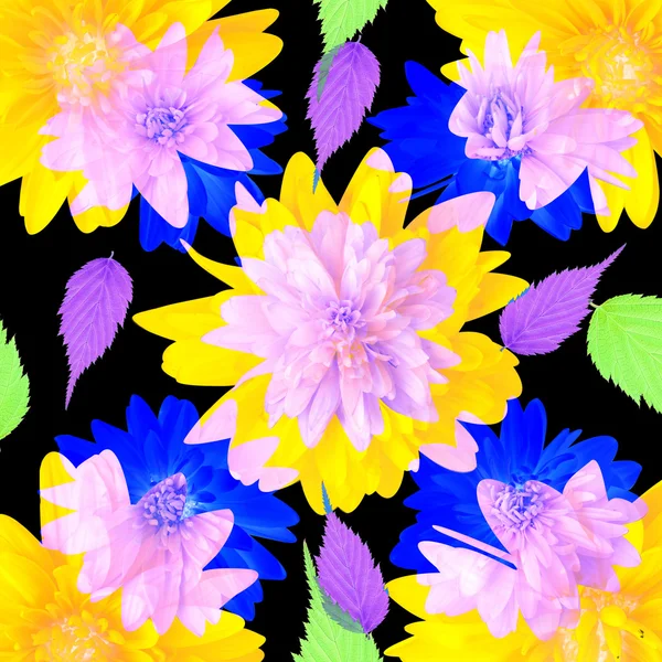 Flores de verano abstractas — Foto de Stock