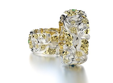 Elmas altın nişan yüzük