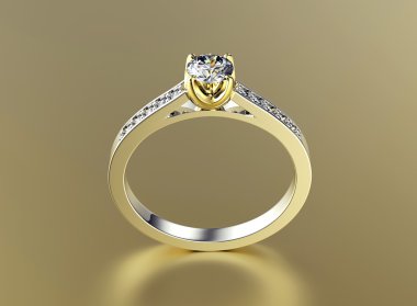 Beyaz altın yüzük