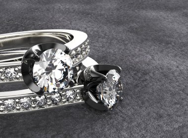 Beyaz altın yüzük