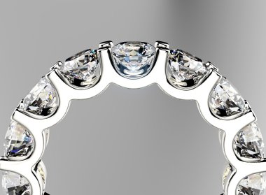 Beyaz altın yüzük