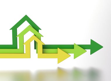 Evler şekil okları