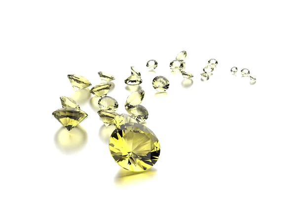 Zbliżenie: luksusowe diamenty — Zdjęcie stockowe