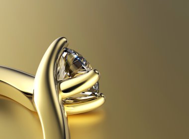 Elmas yüzükle Close-Up