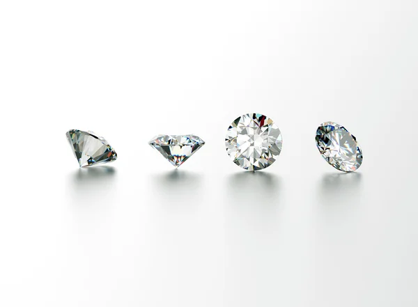 Luxury round shape gemstones — Stock Photo, Image