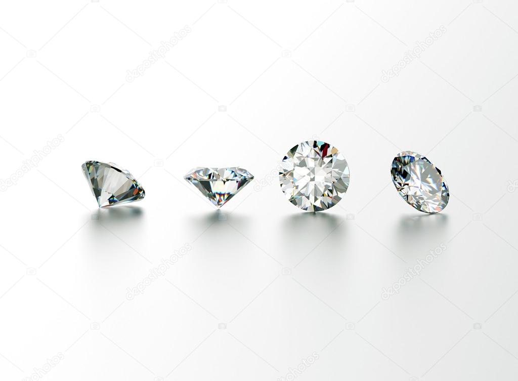 Luxury round shape gemstones