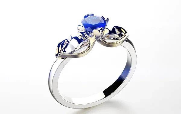 Luksusowe pierścień z diamentów — Zdjęcie stockowe