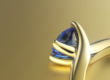 Altın yüzük elmas. Takı arka plan