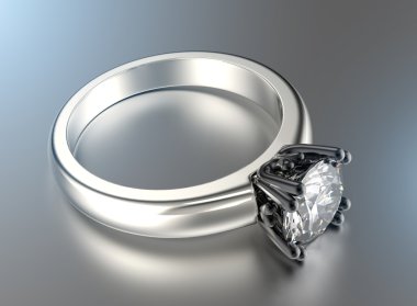 Altın yüzük elmas. Takı arka plan