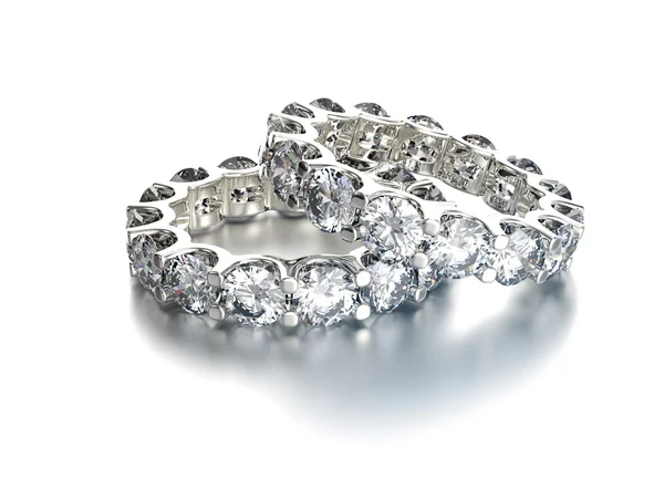 Gouden Ring met diamant. Sieraden achtergrond — Stockfoto