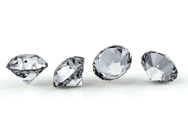 Роскошные бриллианты — стоковое фото