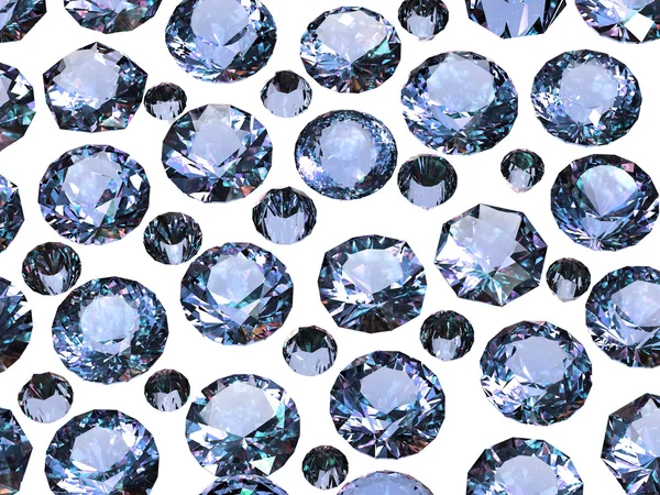 Diamanti Sfondo pietre preziose . — Foto Stock